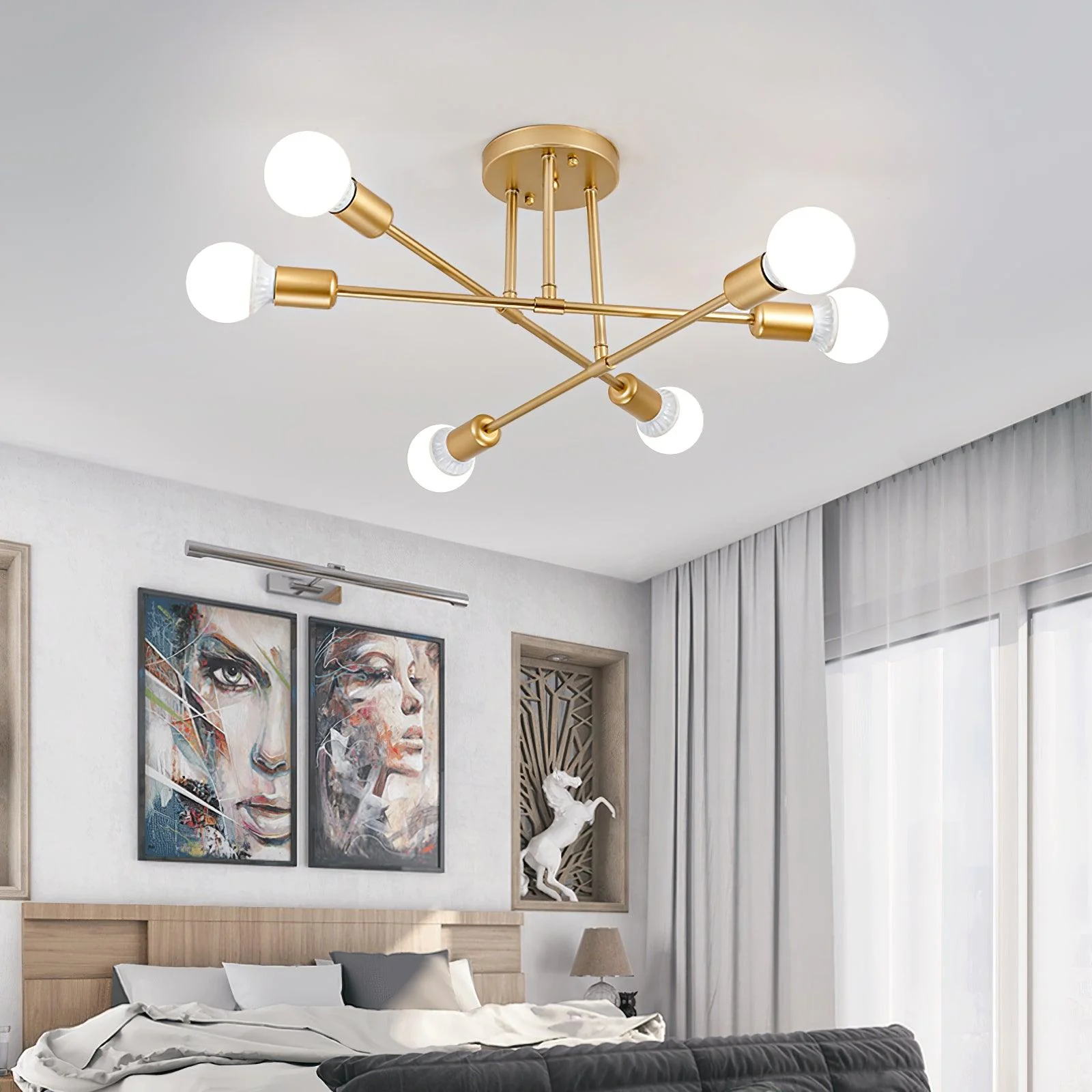 Sputnik Modern Ceiling Light - Image 11