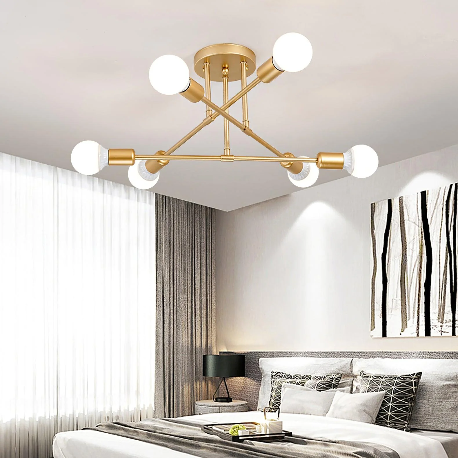 Sputnik Modern Ceiling Light - Image 12