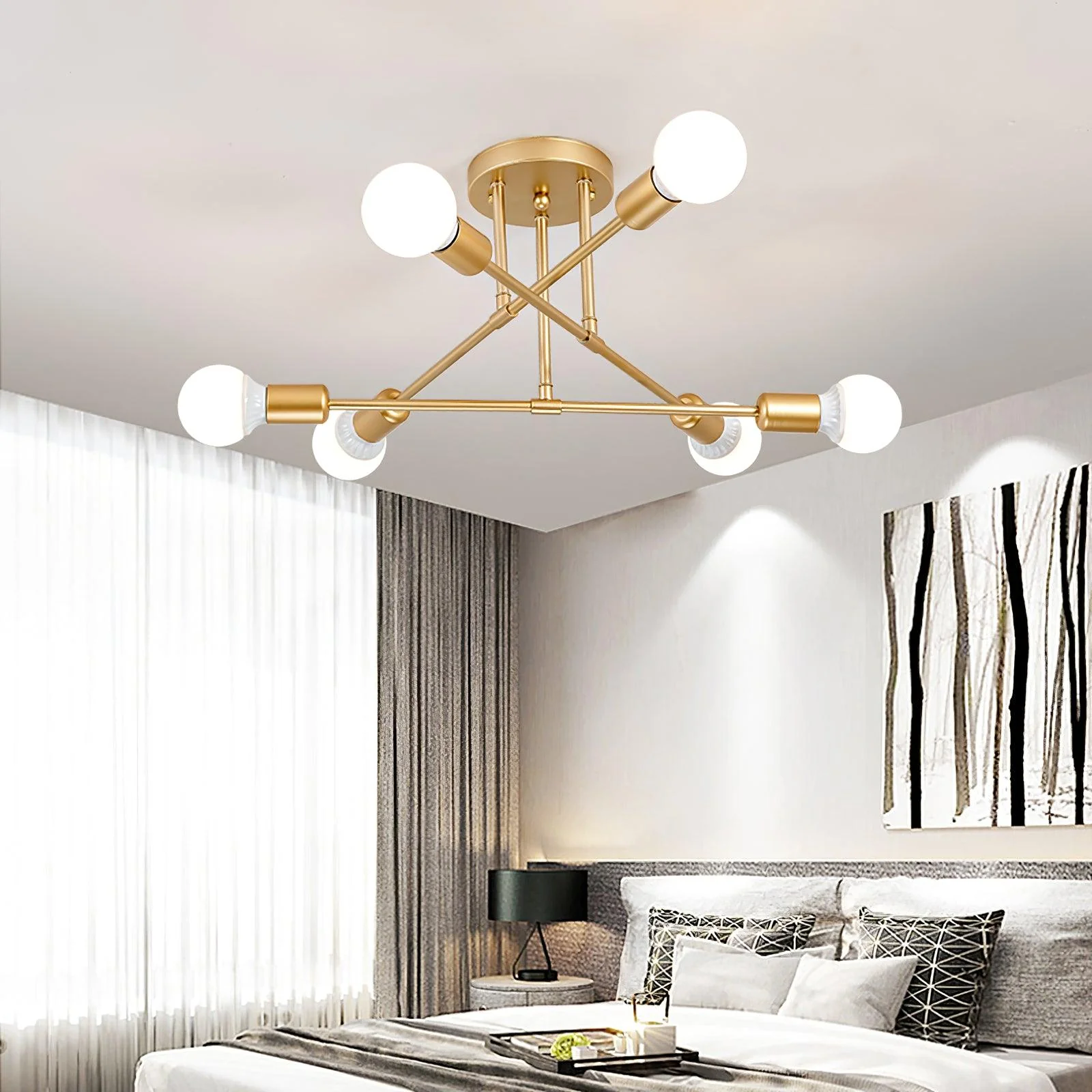 Sputnik Modern Ceiling Light - Image 14