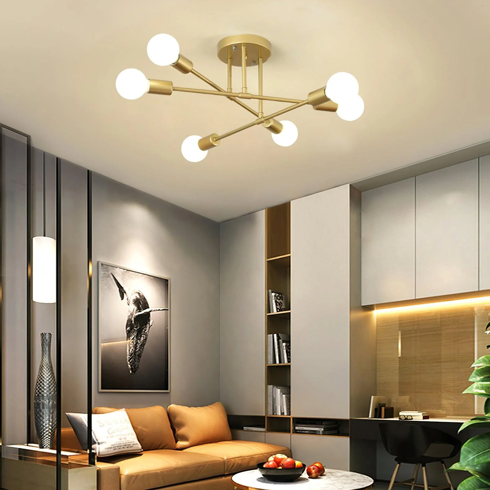 Sputnik Modern Ceiling Light - Image 15
