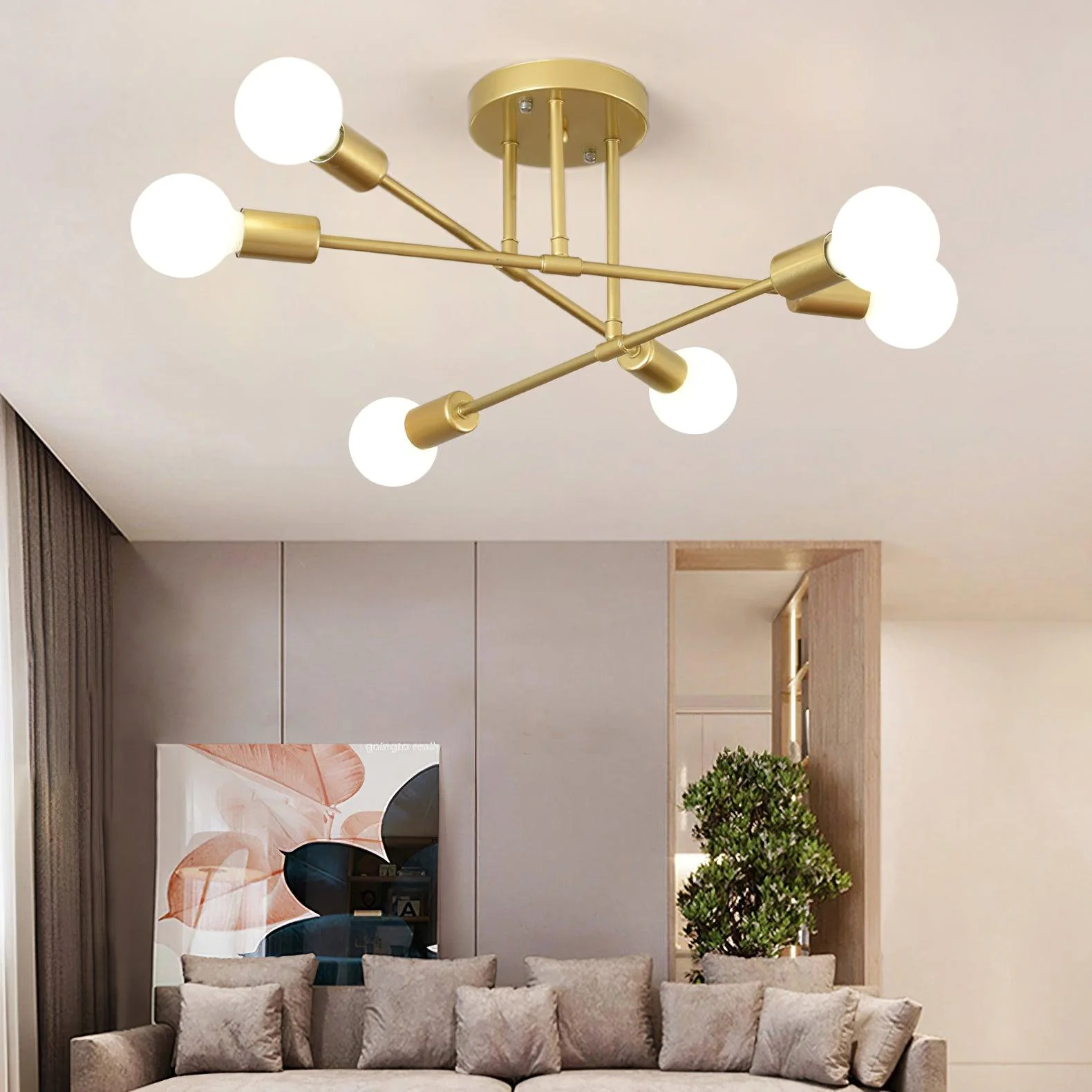 Sputnik Modern Ceiling Light - Image 5