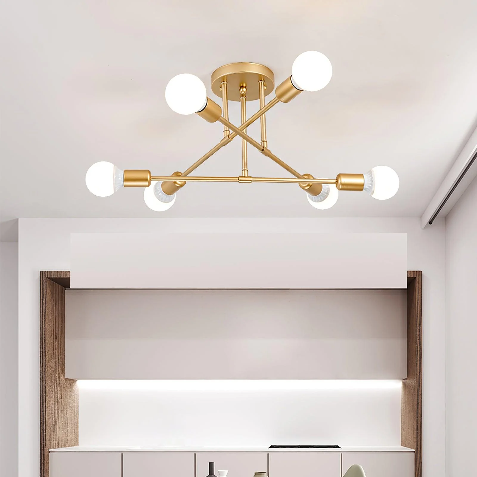 Sputnik Modern Ceiling Light - Image 6