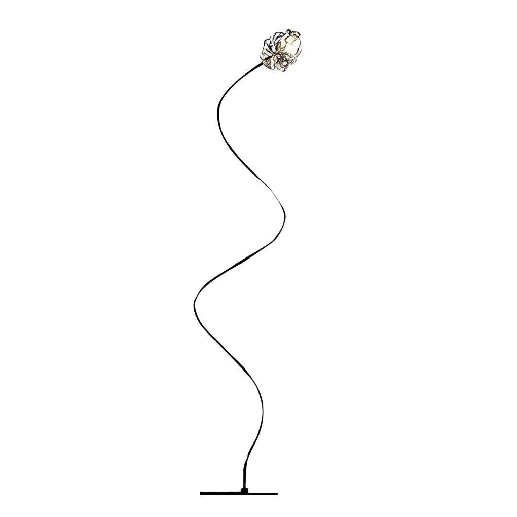 Staree Modern Flower Bud Glass Outdoor Lawn Lights - Image 10