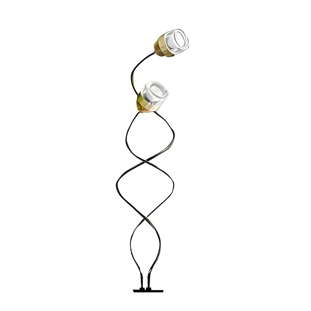 Staree Modern Flower Bud Glass Outdoor Lawn Lights - Image 2