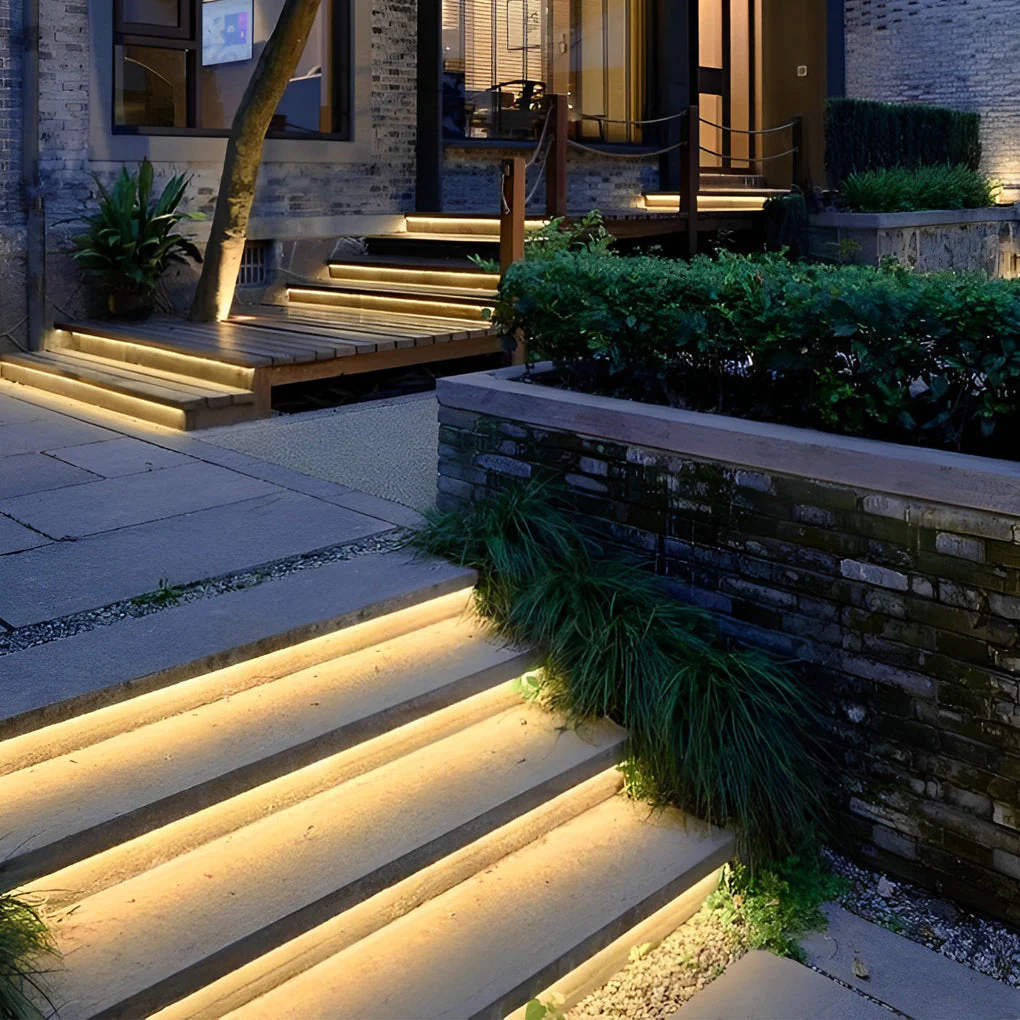 Start Recessed Flat LED Silicone Outdoor Strip Lights