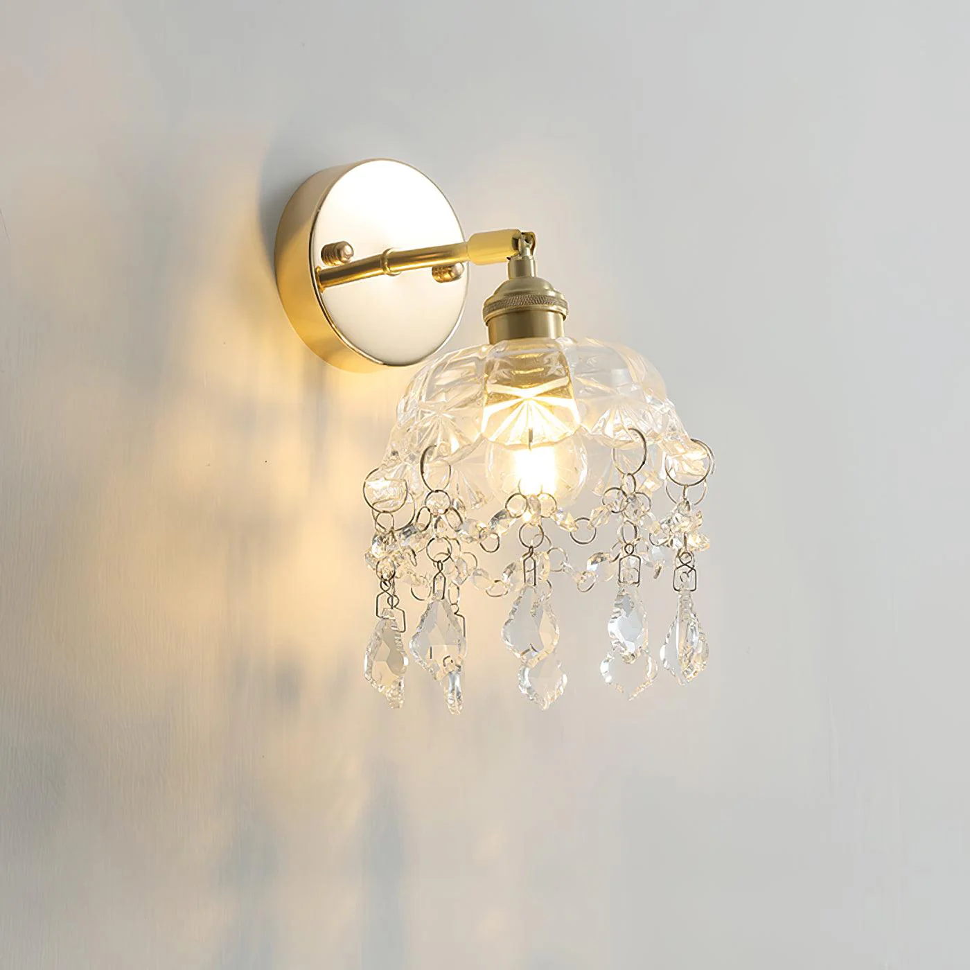 Stem Postmodern Luxury French Tassel Crystal Wall Light - Image 16