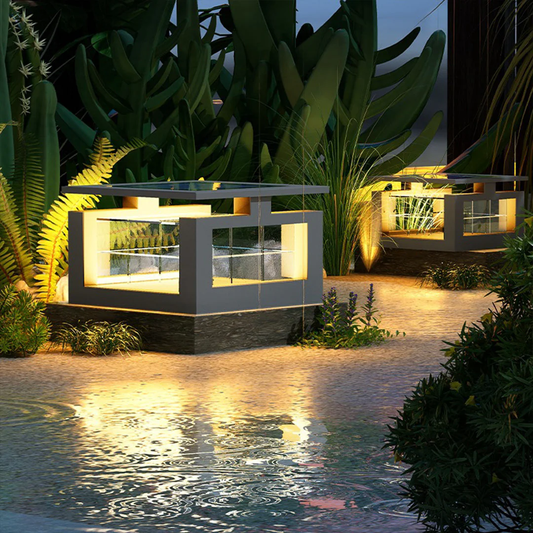 Stewart LED Waterproof Stainless Steel Outdoor Pillar Lights - Image 10