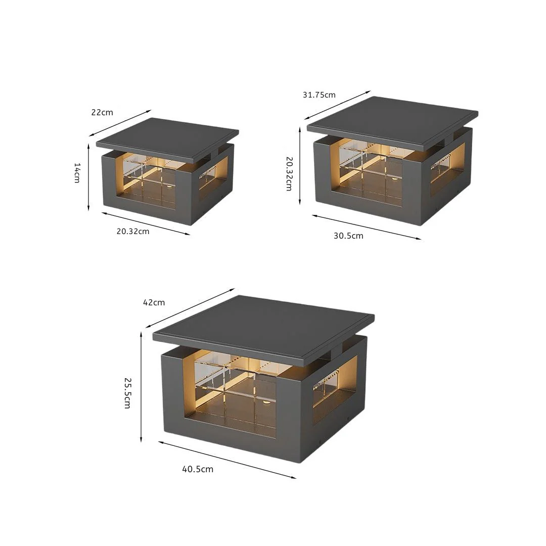 Stewart LED Waterproof Stainless Steel Outdoor Pillar Lights - Image 2