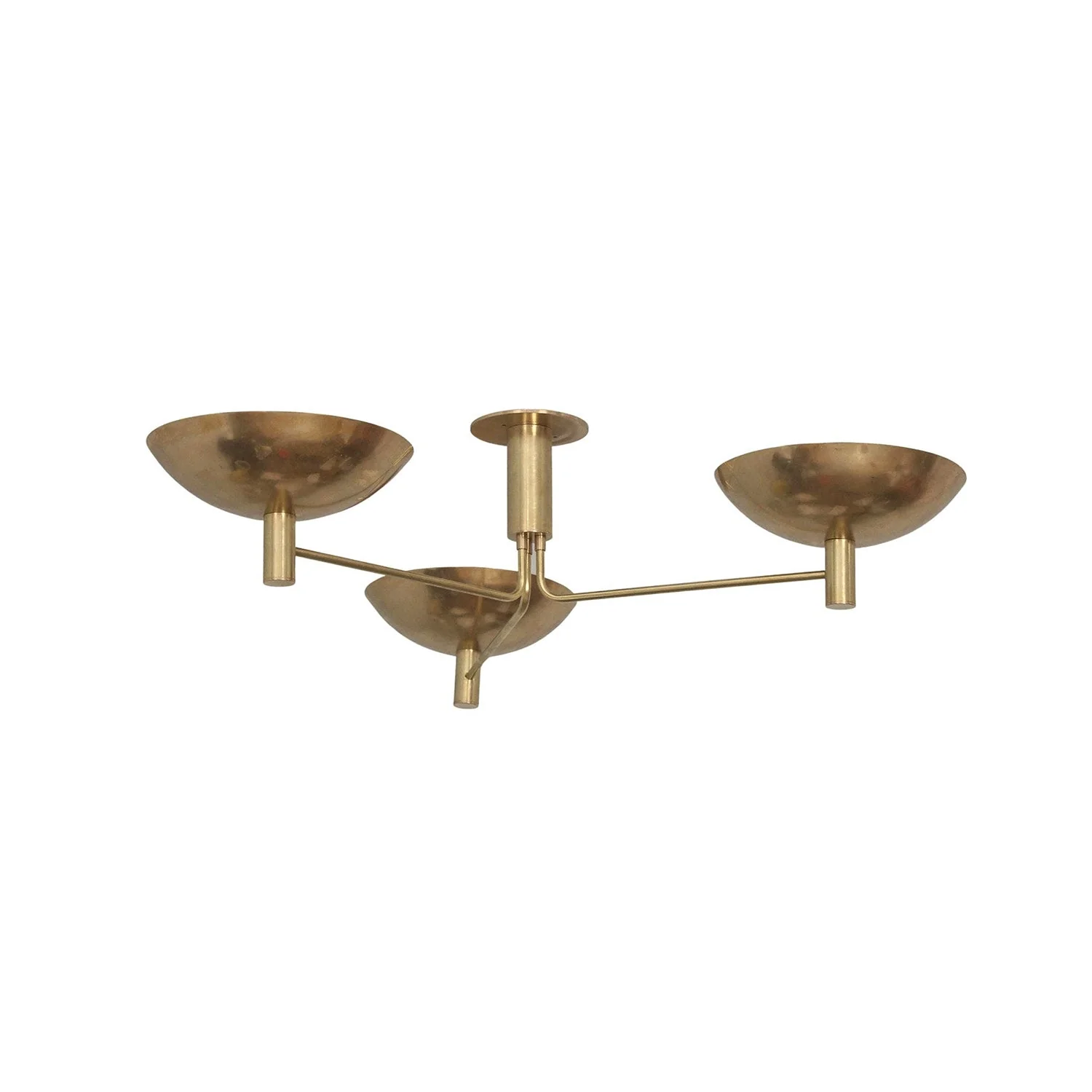 Stilnovo Industrial Brass Ceiling Light