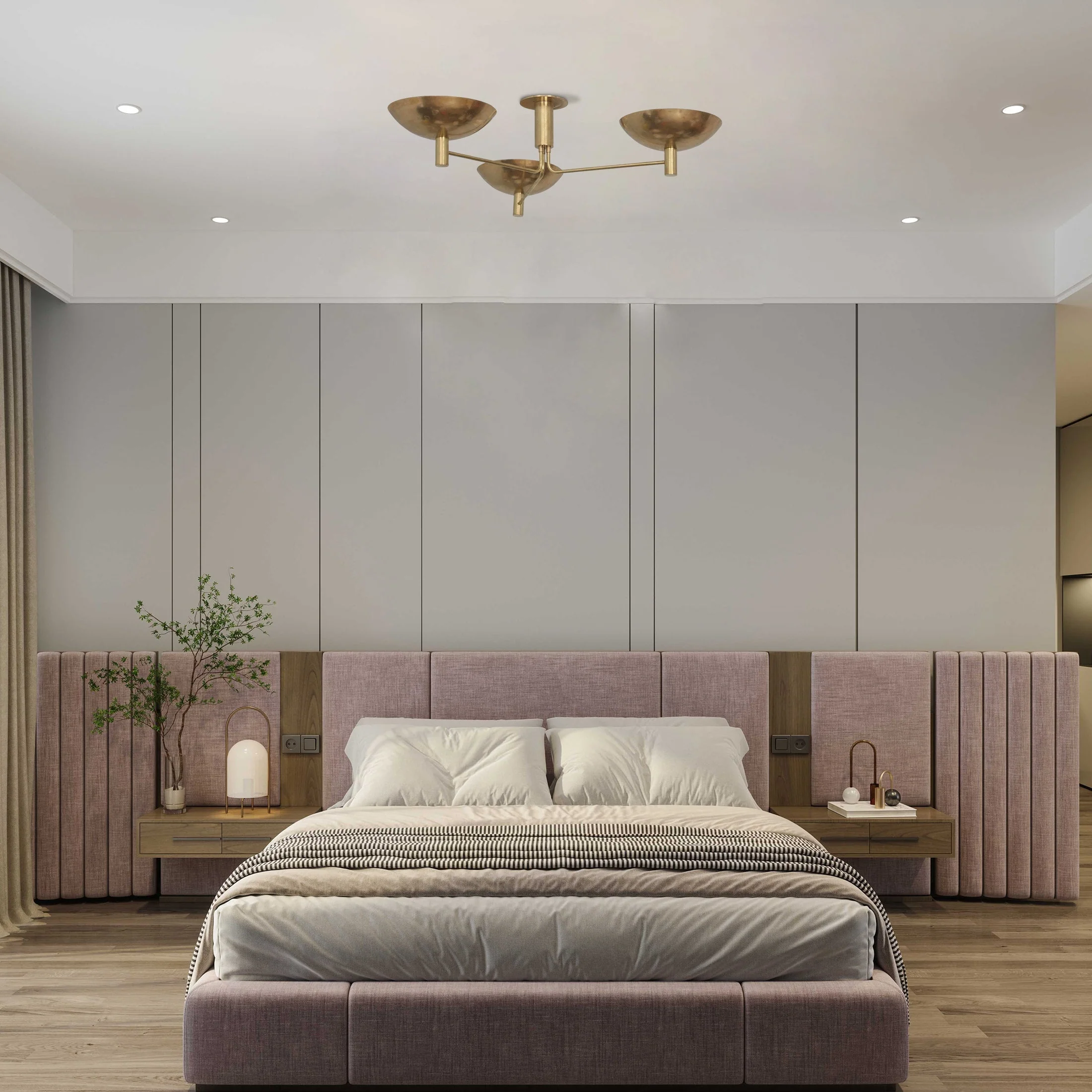 Stilnovo Industrial Brass Ceiling Light - Image 2