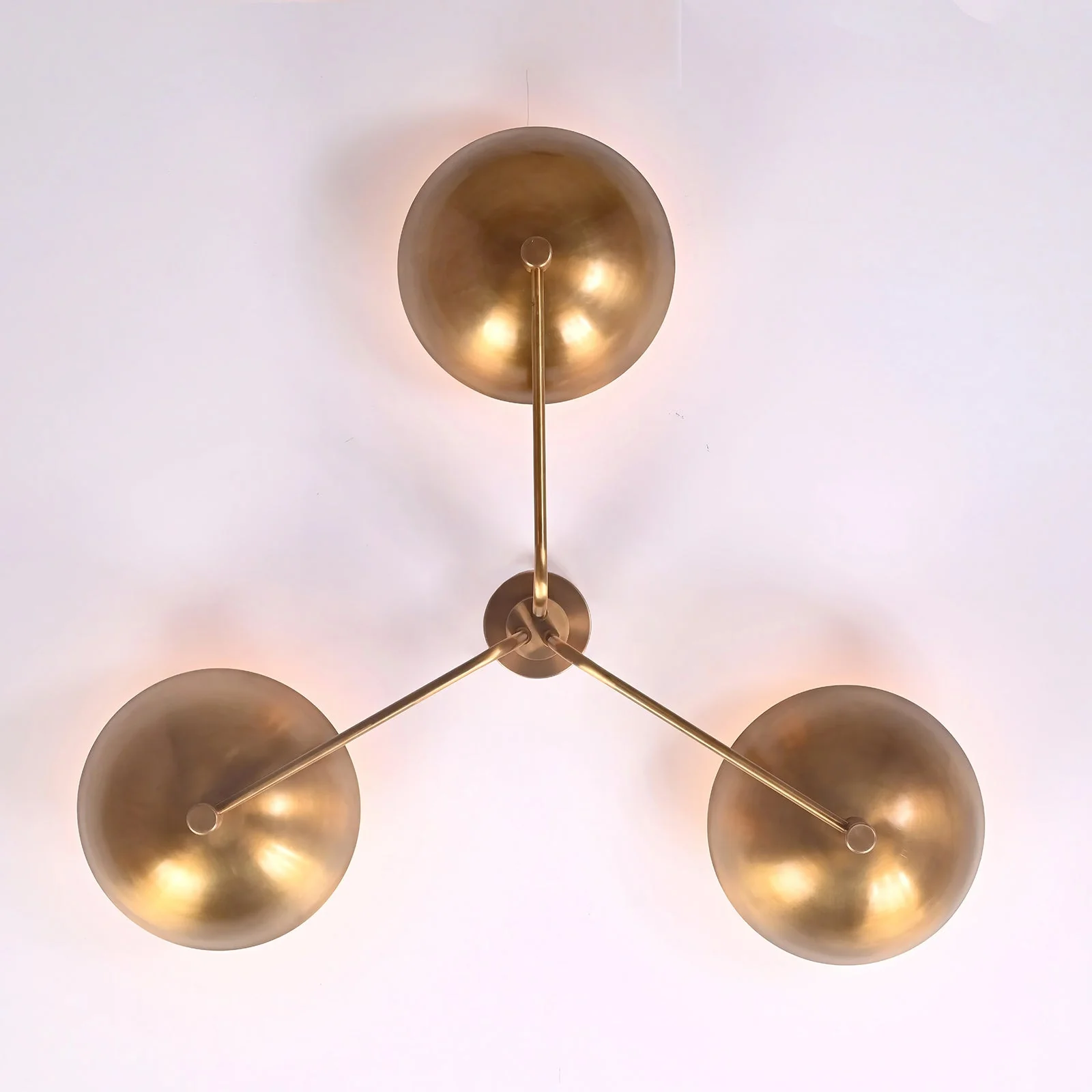 Stilnovo Industrial Brass Ceiling Light - Image 6