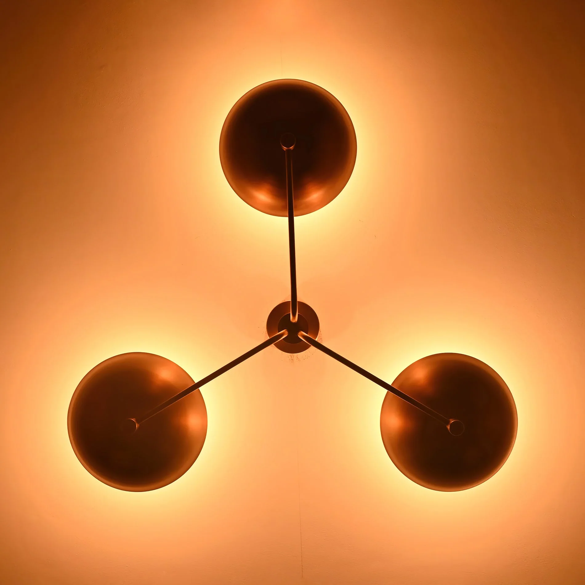 Stilnovo Industrial Brass Ceiling Light - Image 7