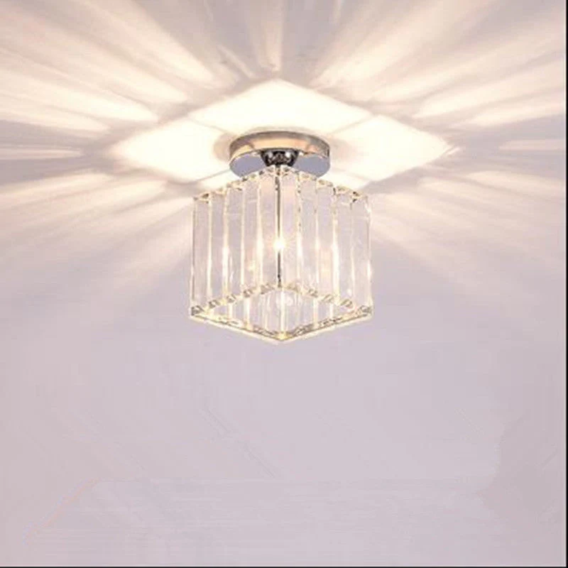 Stonel Modern Metal/Crystal Ceiling Light, 3 Colors - Image 5