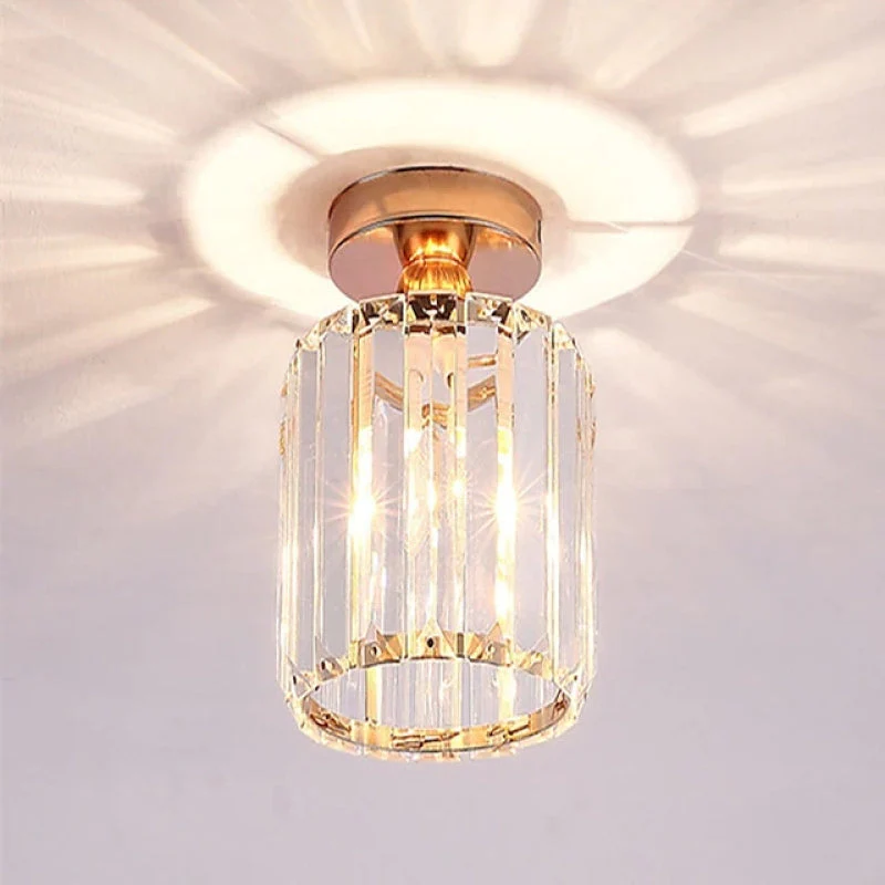 Stonel Modern Metal/Crystal Ceiling Light, 3 Colors - Image 9