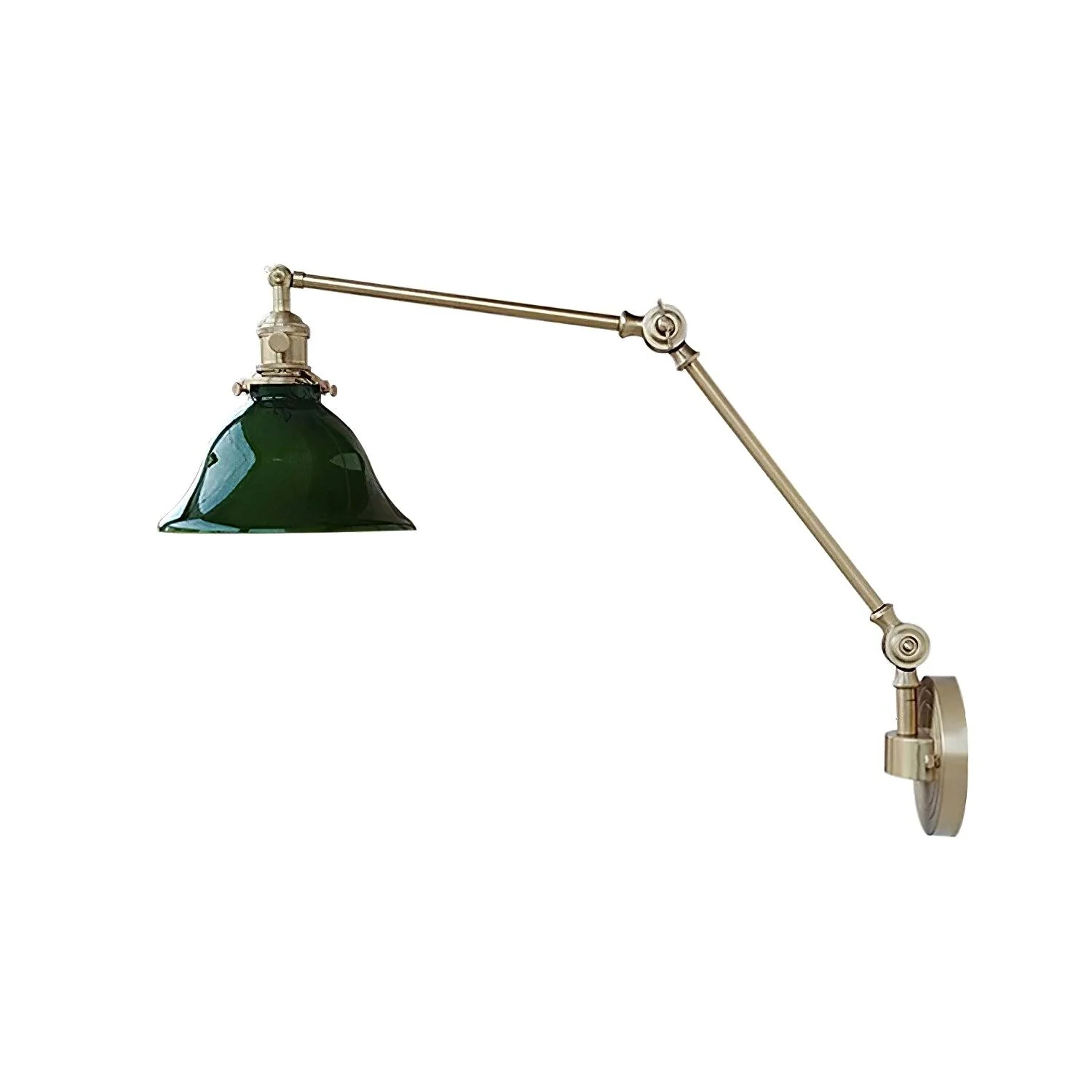 Straun Industrial Brass Wall Light - Image 18