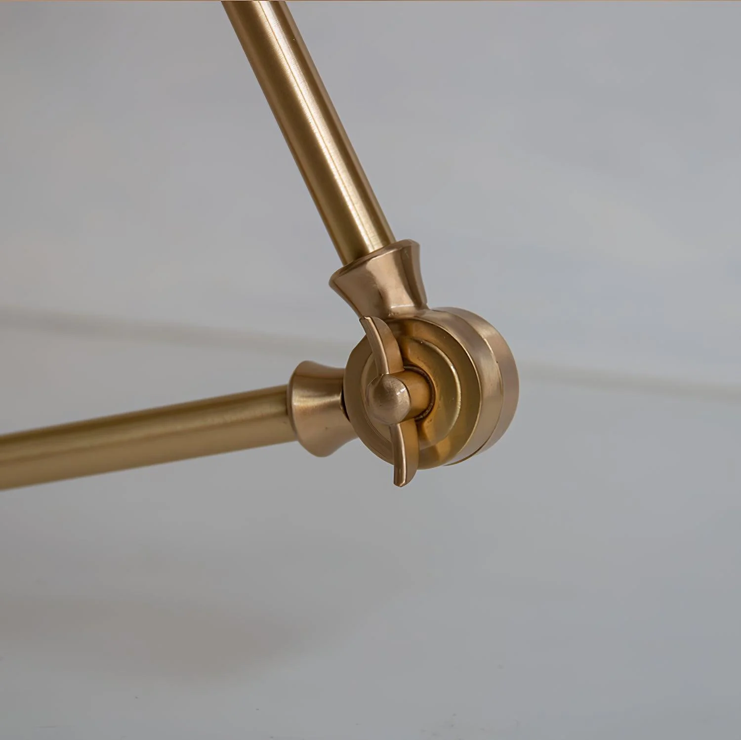 Straun Industrial Brass Wall Light - Image 22
