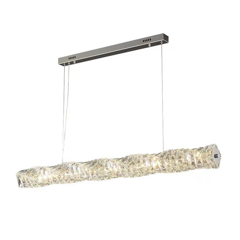 Stream Long Crystal Pendant Lamp - Image 3