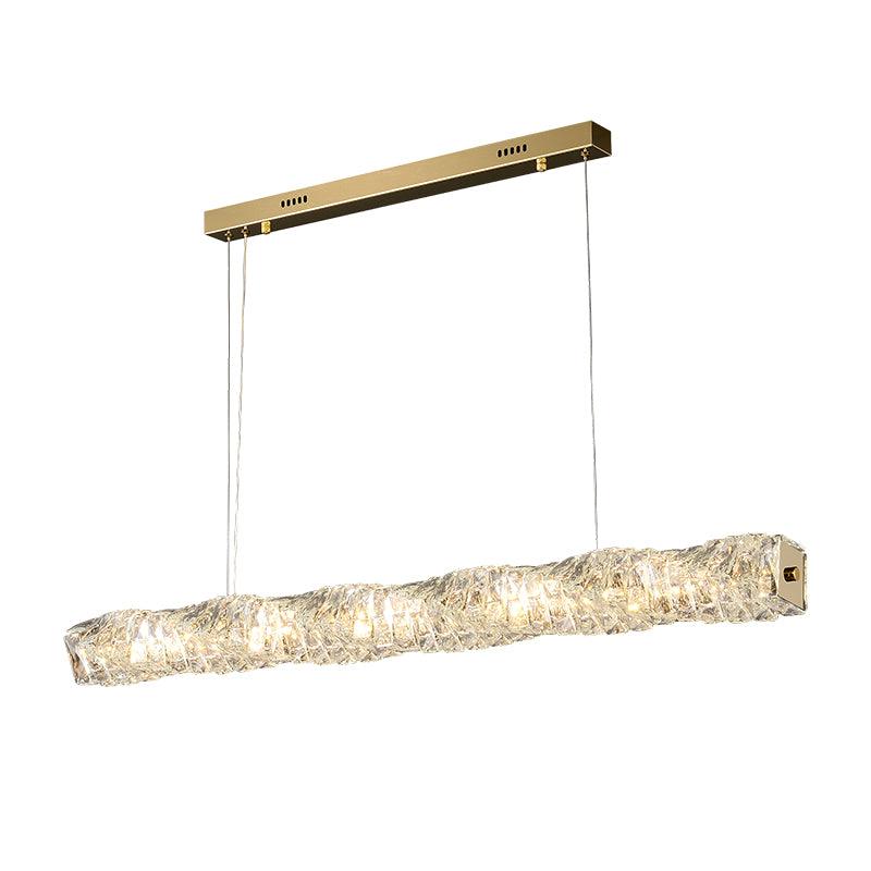 Stream Long Crystal Pendant Lamp - Image 50