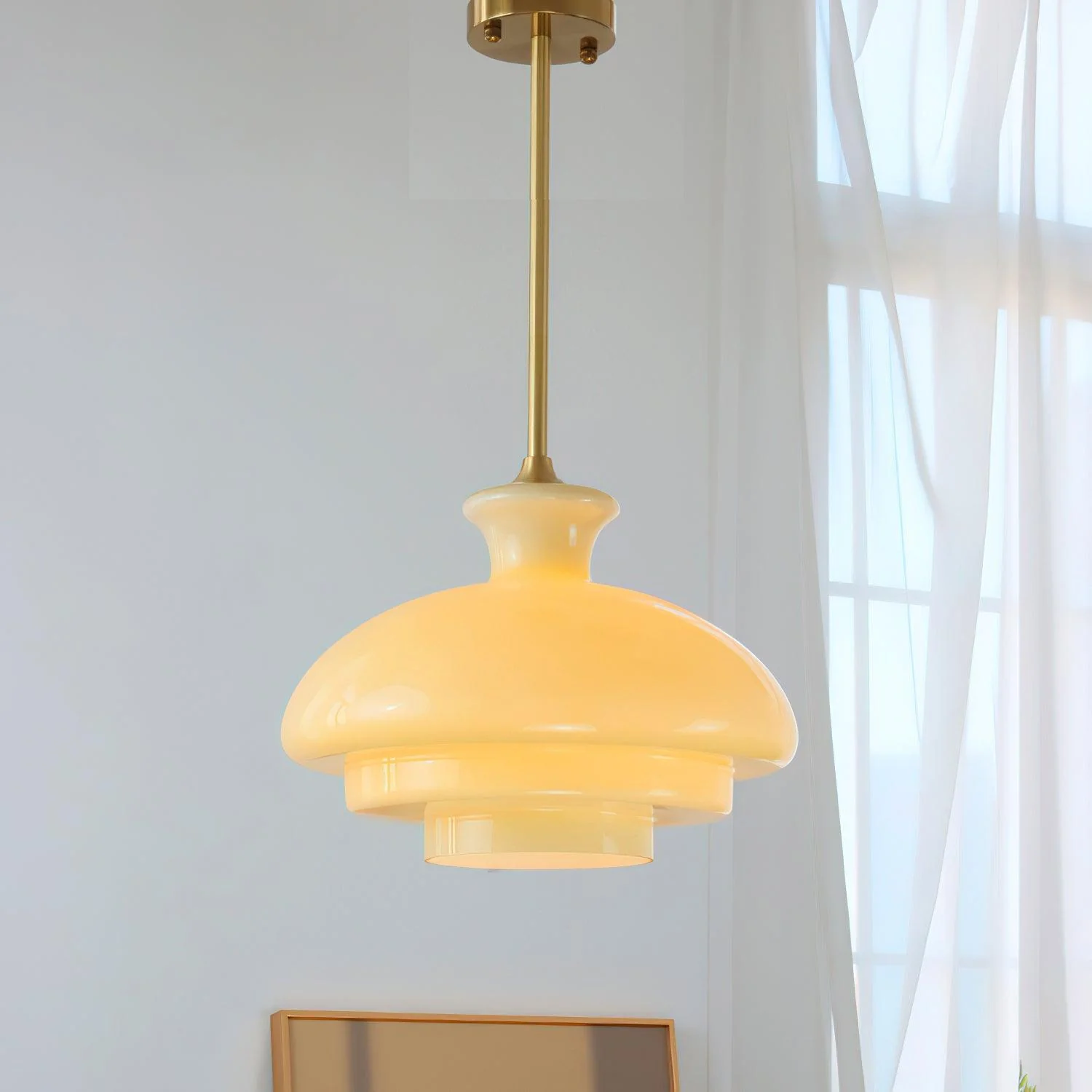 Sunbeam Modern Glass Pendant Lamp - Image 4