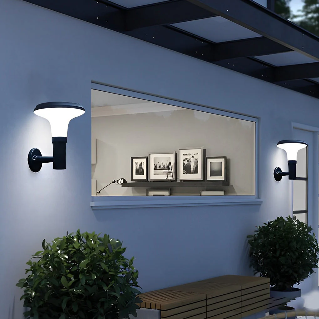 Sunine Round Flower LED Modern Outdoor Wall Lamp - Image 5