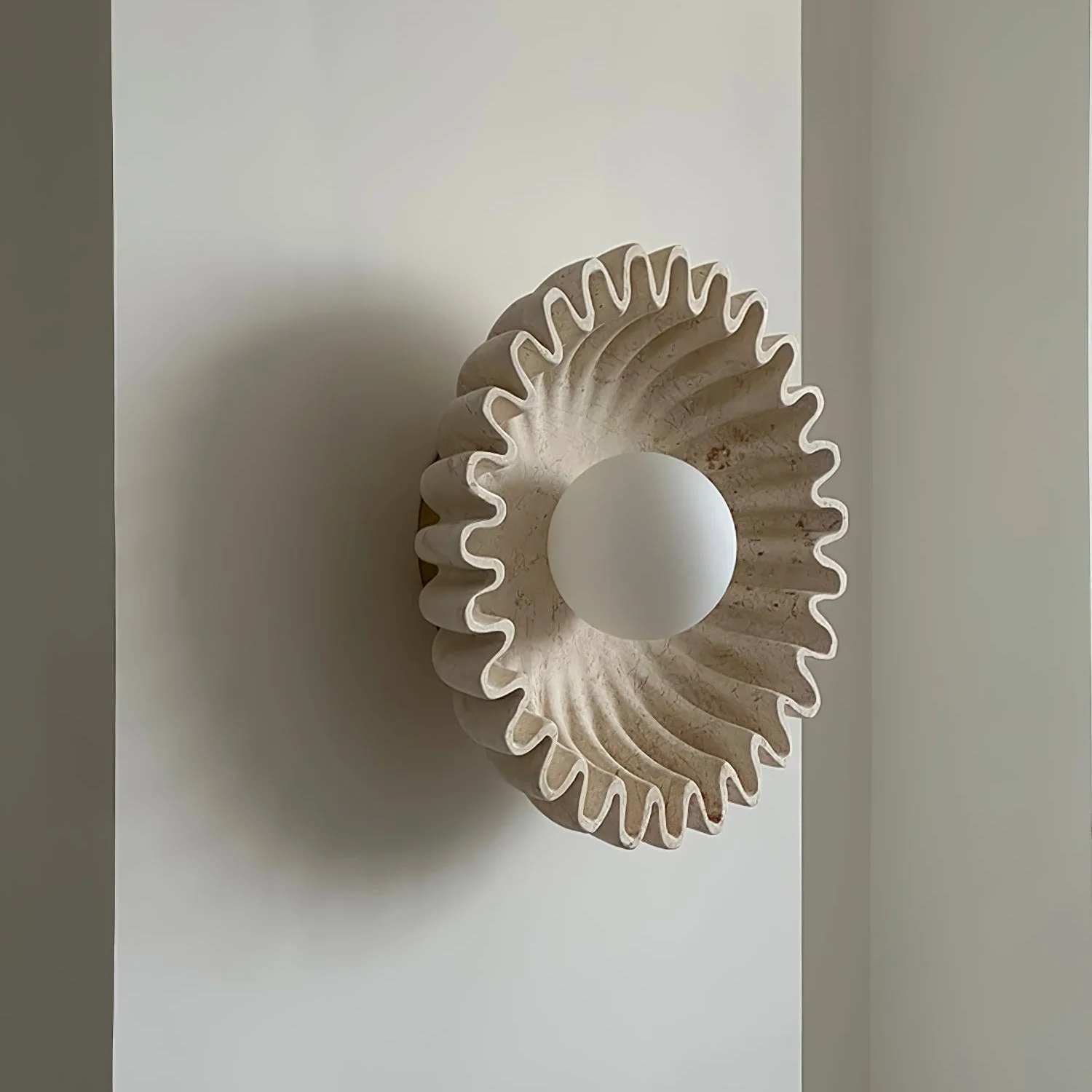 Sunray Rustic Glass Wall Lamp - Image 8