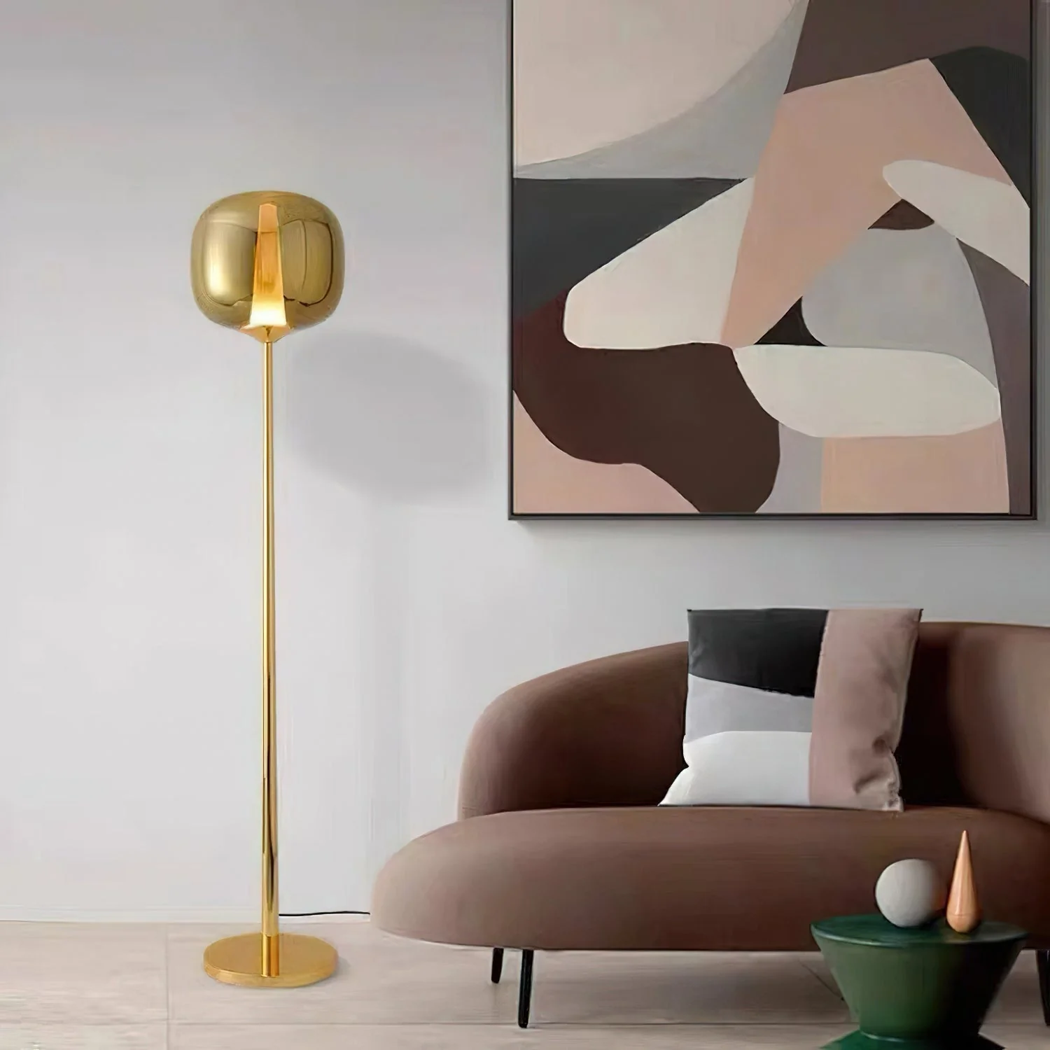 Sunset Modern Glass Floor Lamp - Image 3