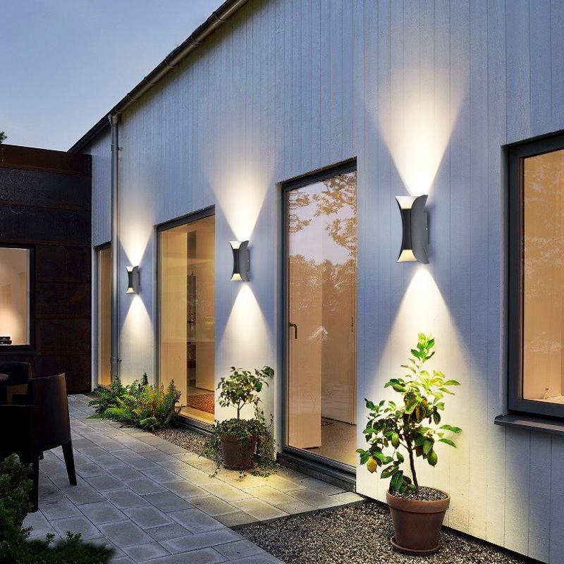 Sunshine Waterproof Modern Glass Outdoor Wall Lights