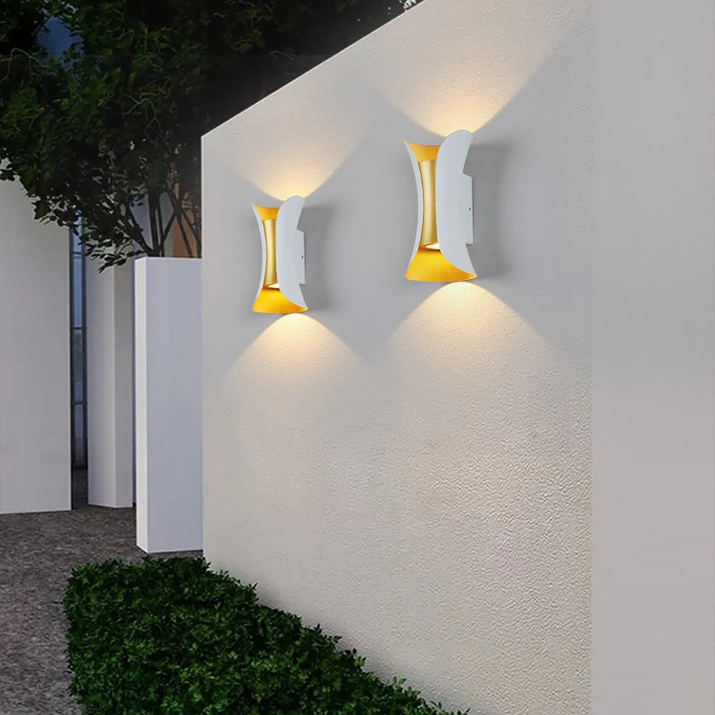 Sunshine Waterproof Modern Glass Outdoor Wall Lights - Image 11