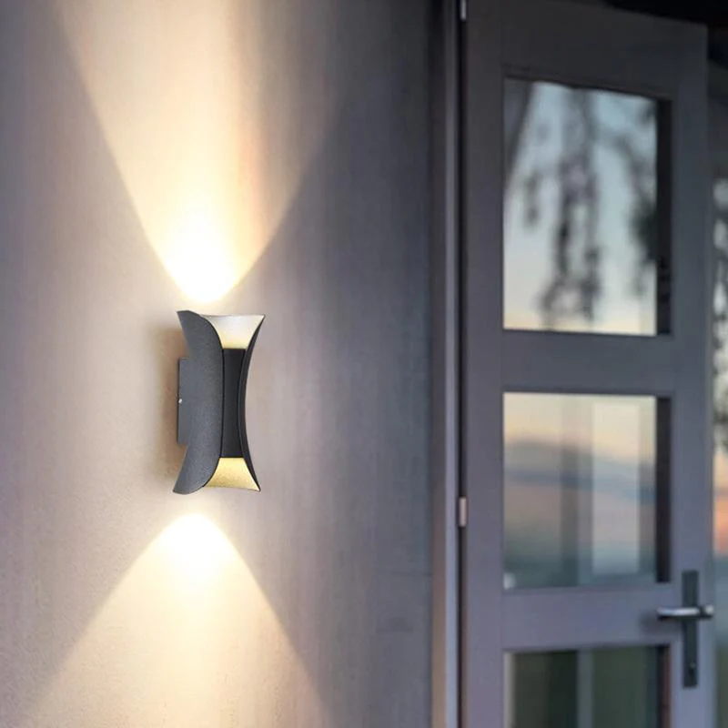 Sunshine Waterproof Modern Glass Outdoor Wall Lights - Image 13