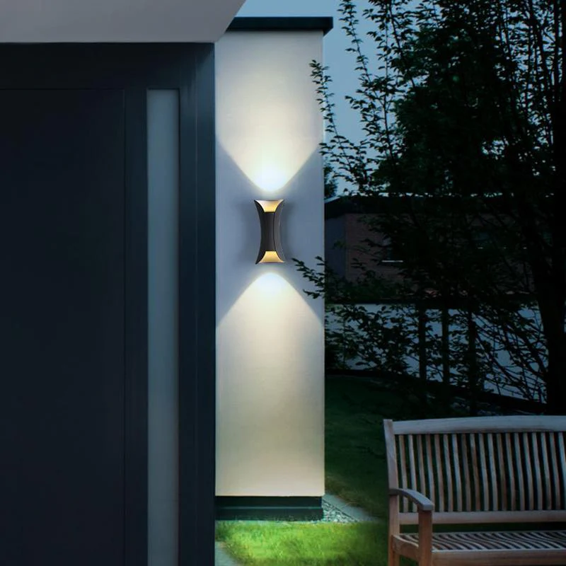 Sunshine Waterproof Modern Glass Outdoor Wall Lights - Image 15