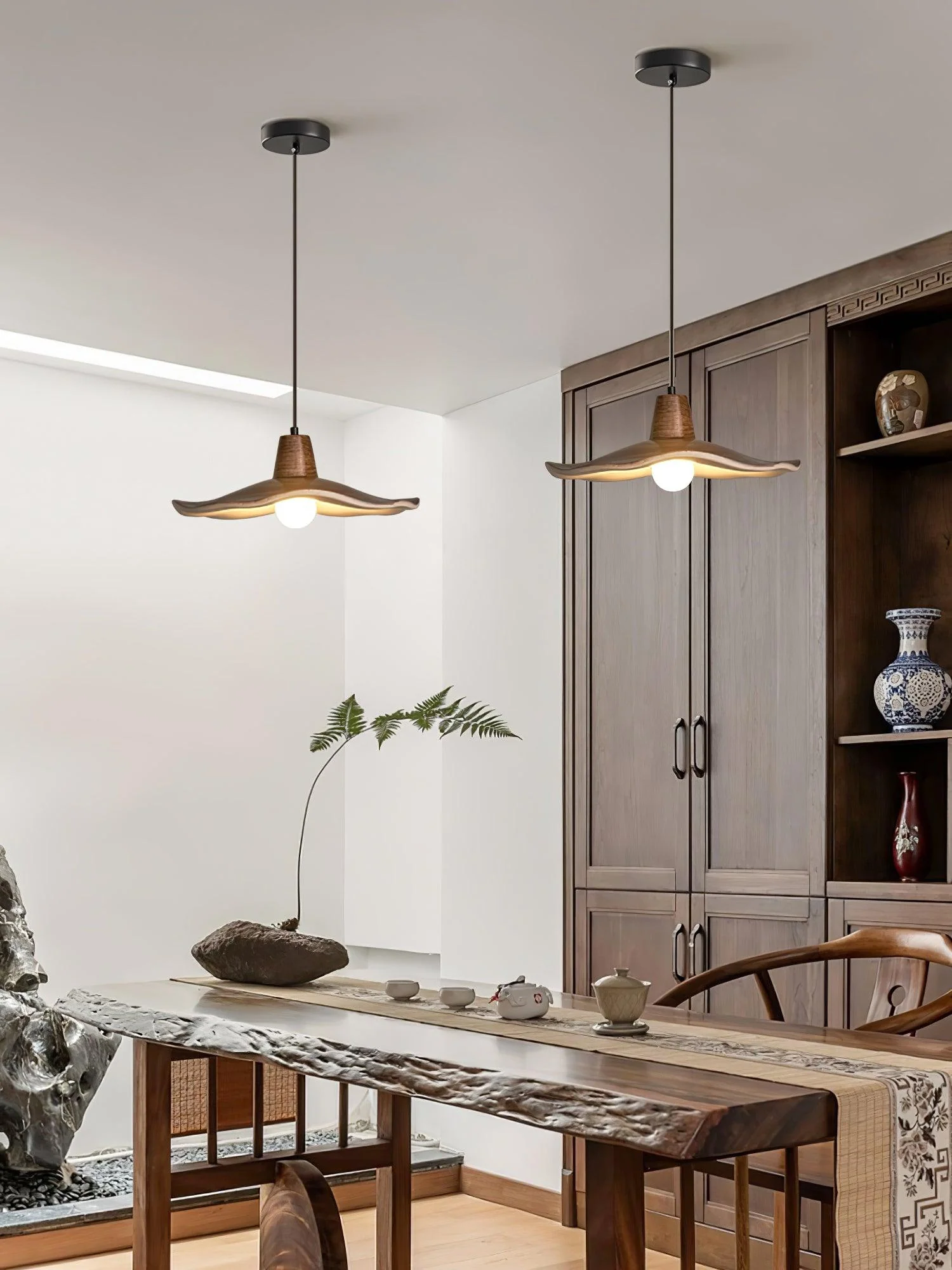 Sylaeara Nordic Art Resin Pendant Lamp - Image 5