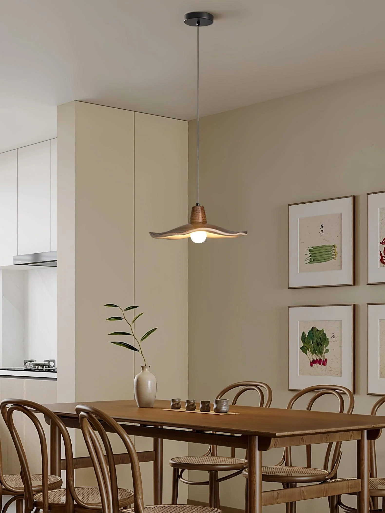 Sylaeara Nordic Art Resin Pendant Lamp - Image 6