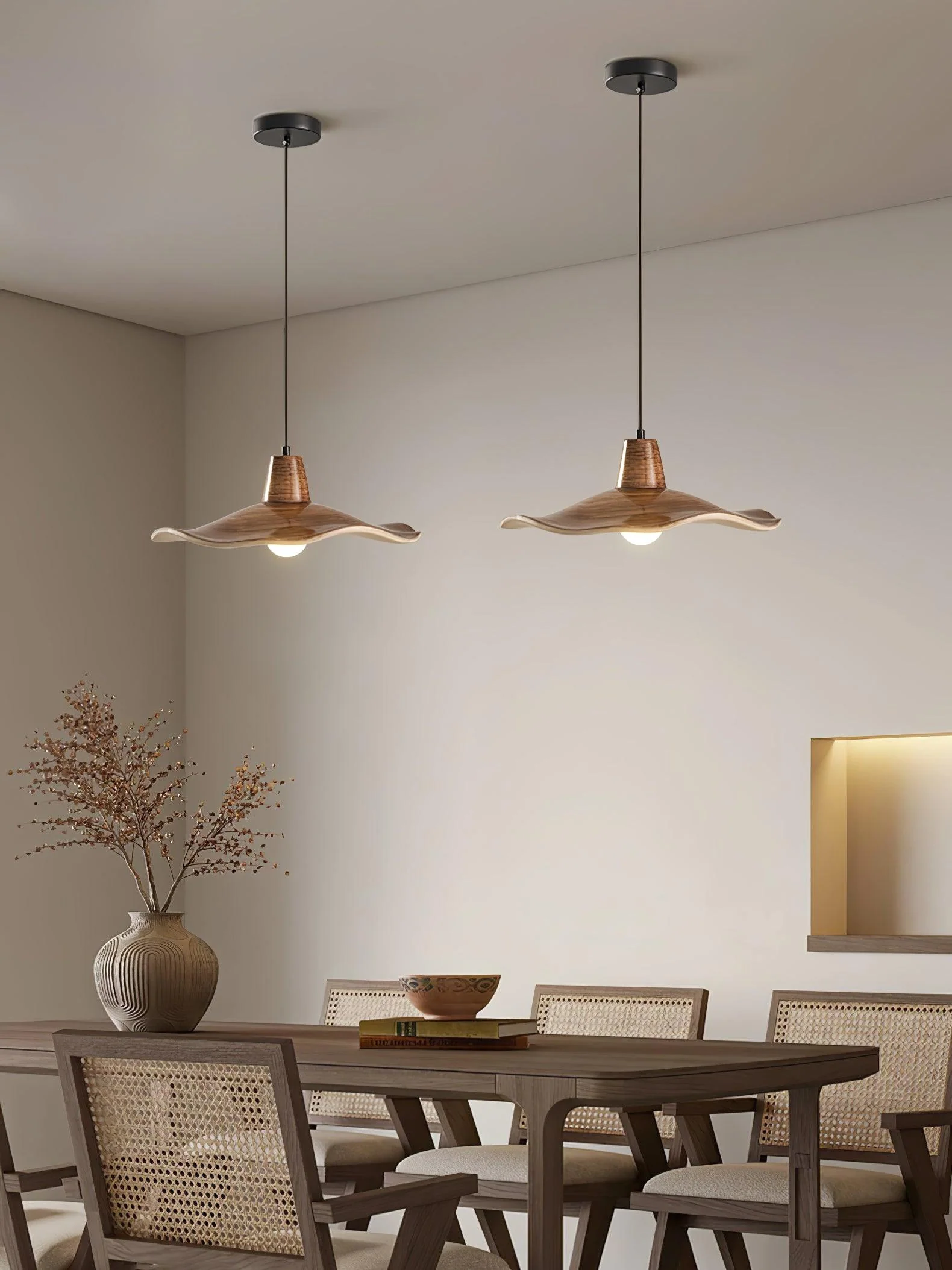 Sylaeara Nordic Art Resin Pendant Lamp - Image 9