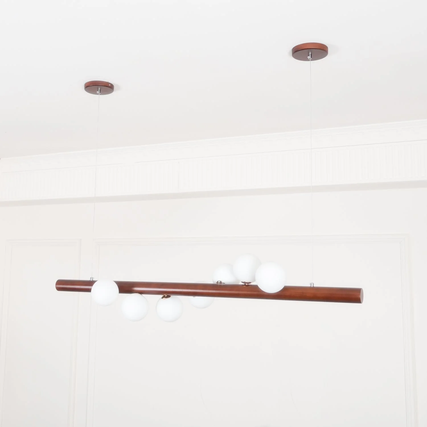 Sylphia Scandinavian Wooden Pendant Lamp - Image 2