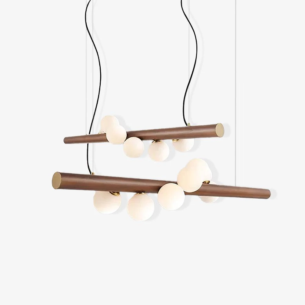 Sylphia Scandinavian Wooden Pendant Lamp - Image 20