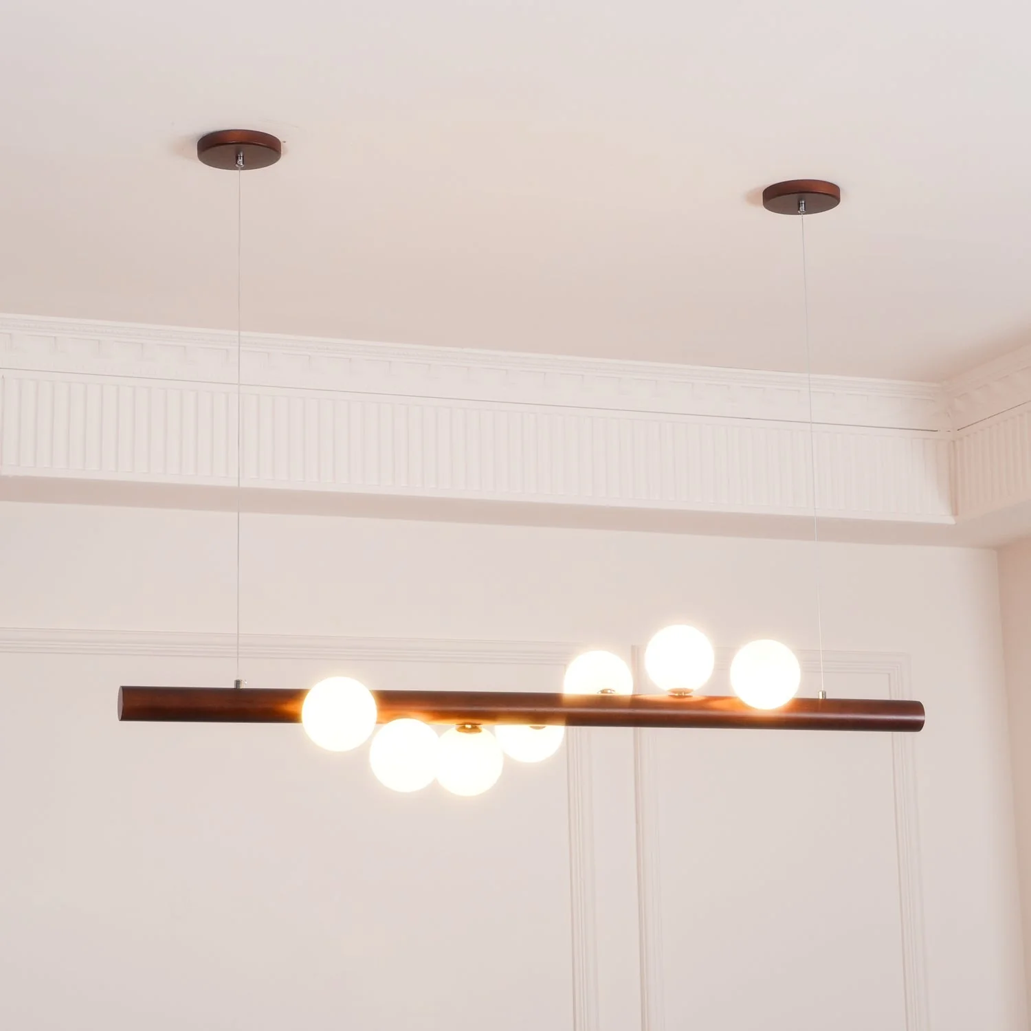Sylphia Scandinavian Wooden Pendant Lamp - Image 3