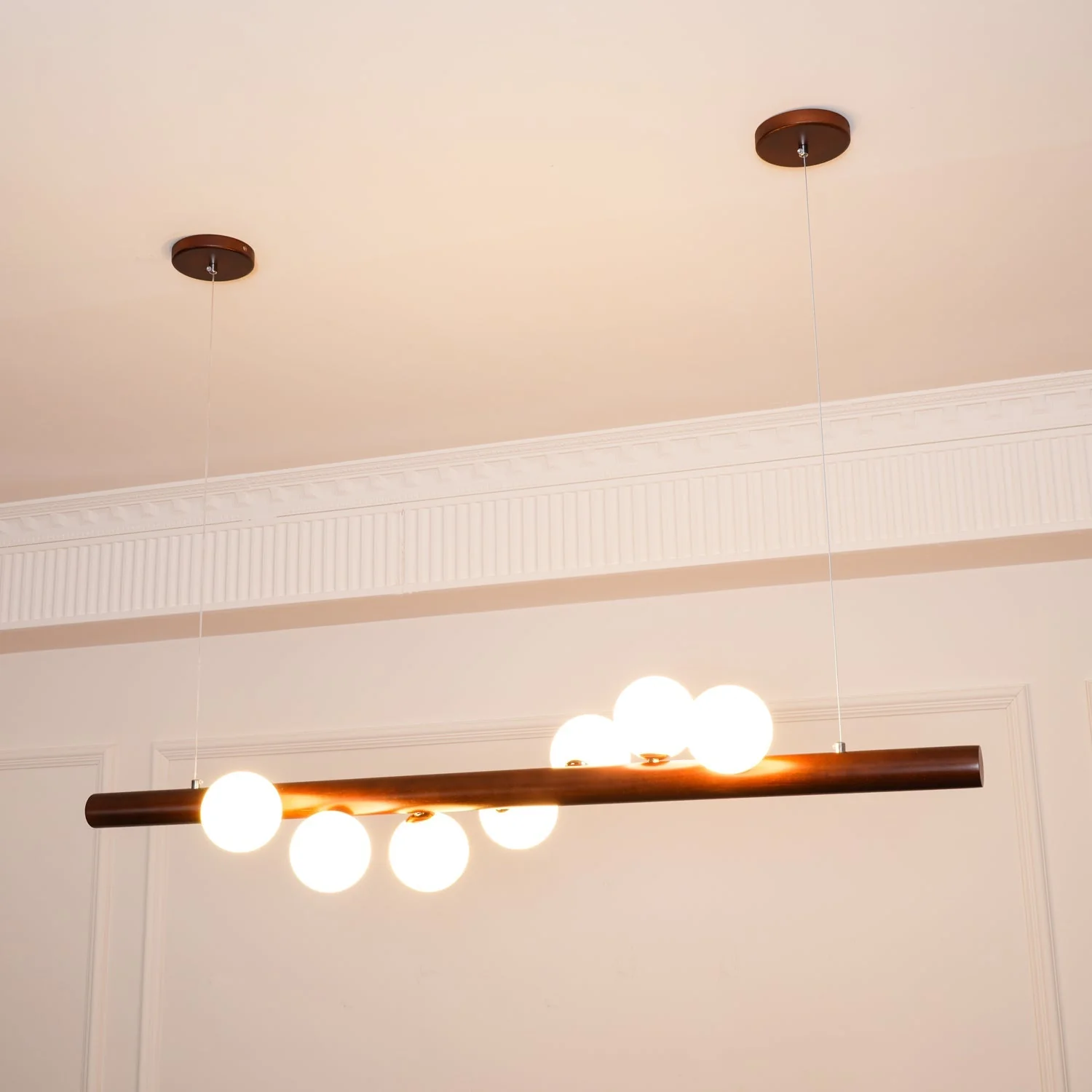Sylphia Scandinavian Wooden Pendant Lamp - Image 6