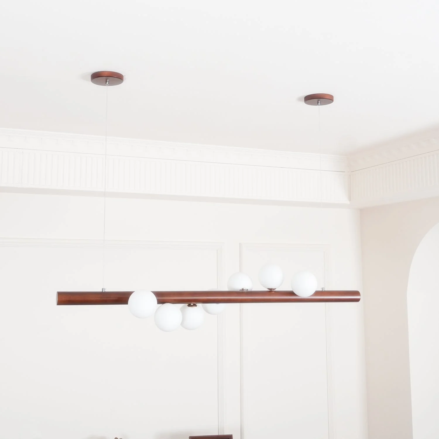 Sylphia Scandinavian Wooden Pendant Lamp - Image 7