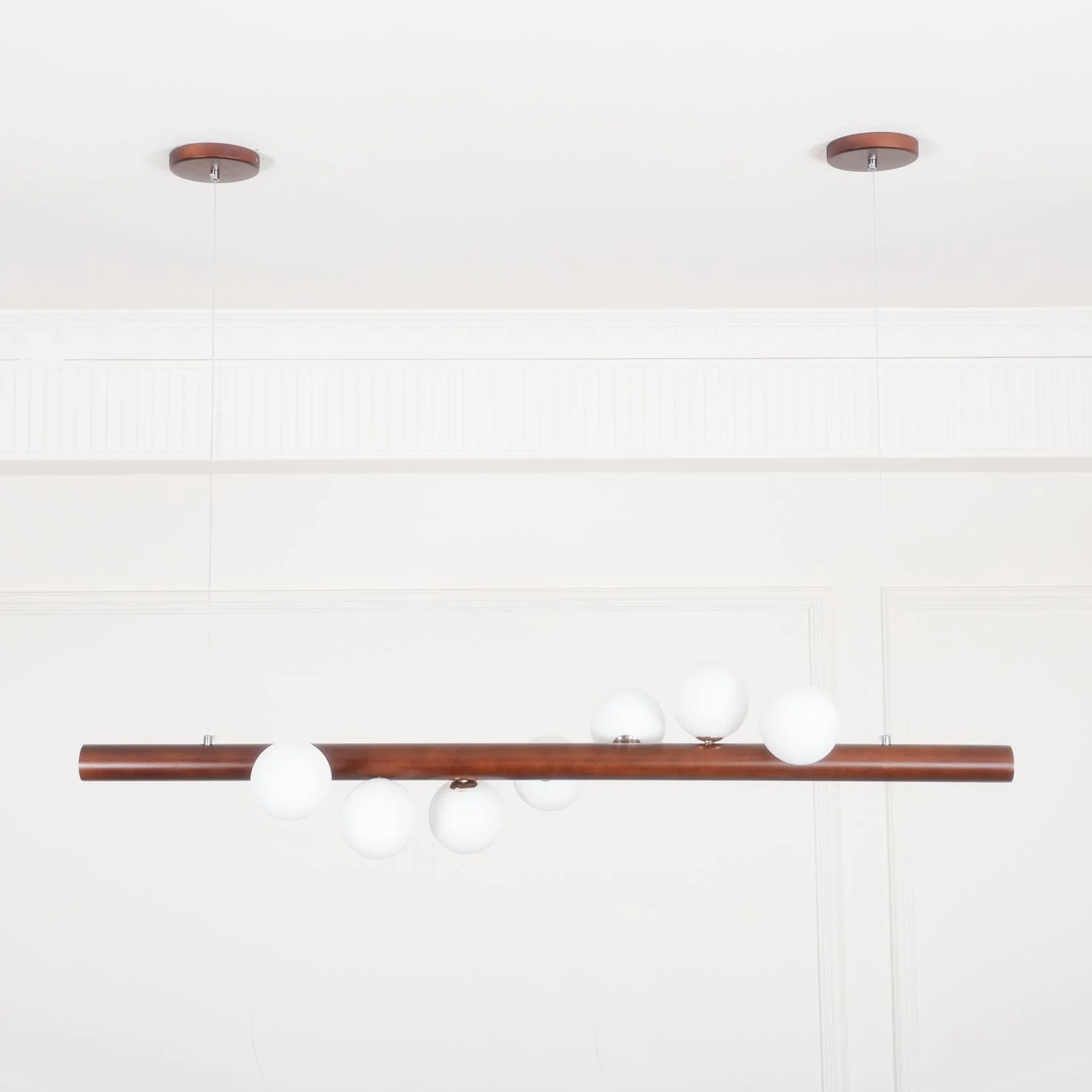 Sylphia Scandinavian Wooden Pendant Lamp - Image 8
