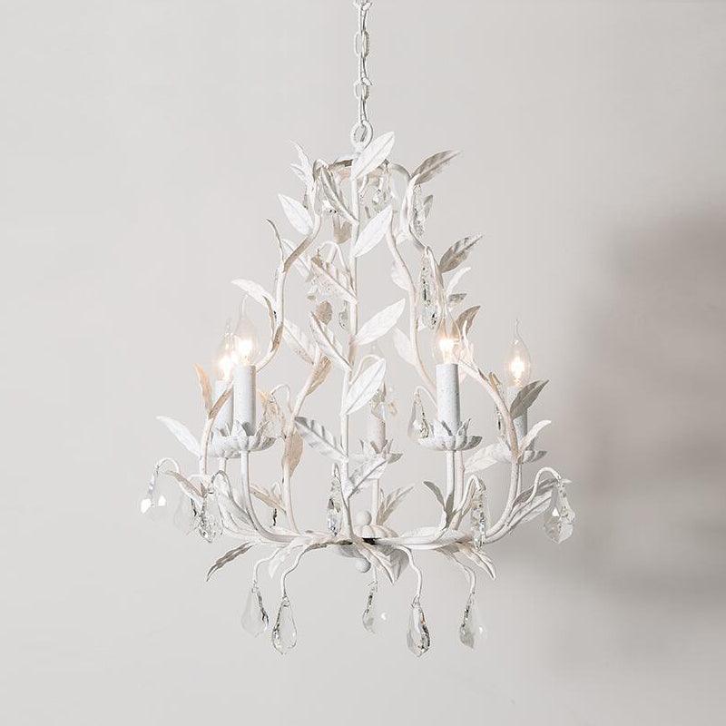 Sylvia Vintage Glass Chandelier - Image 14