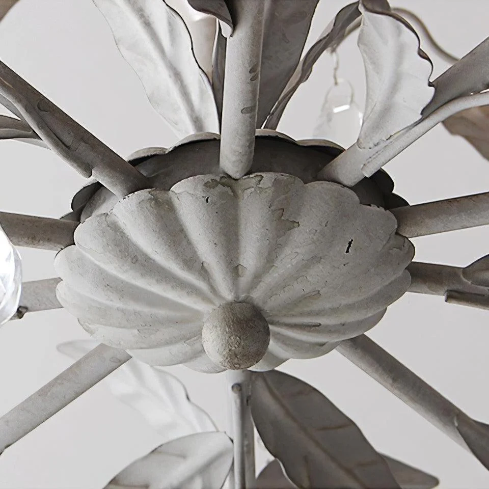 Sylvia Vintage Glass Chandelier - Image 26