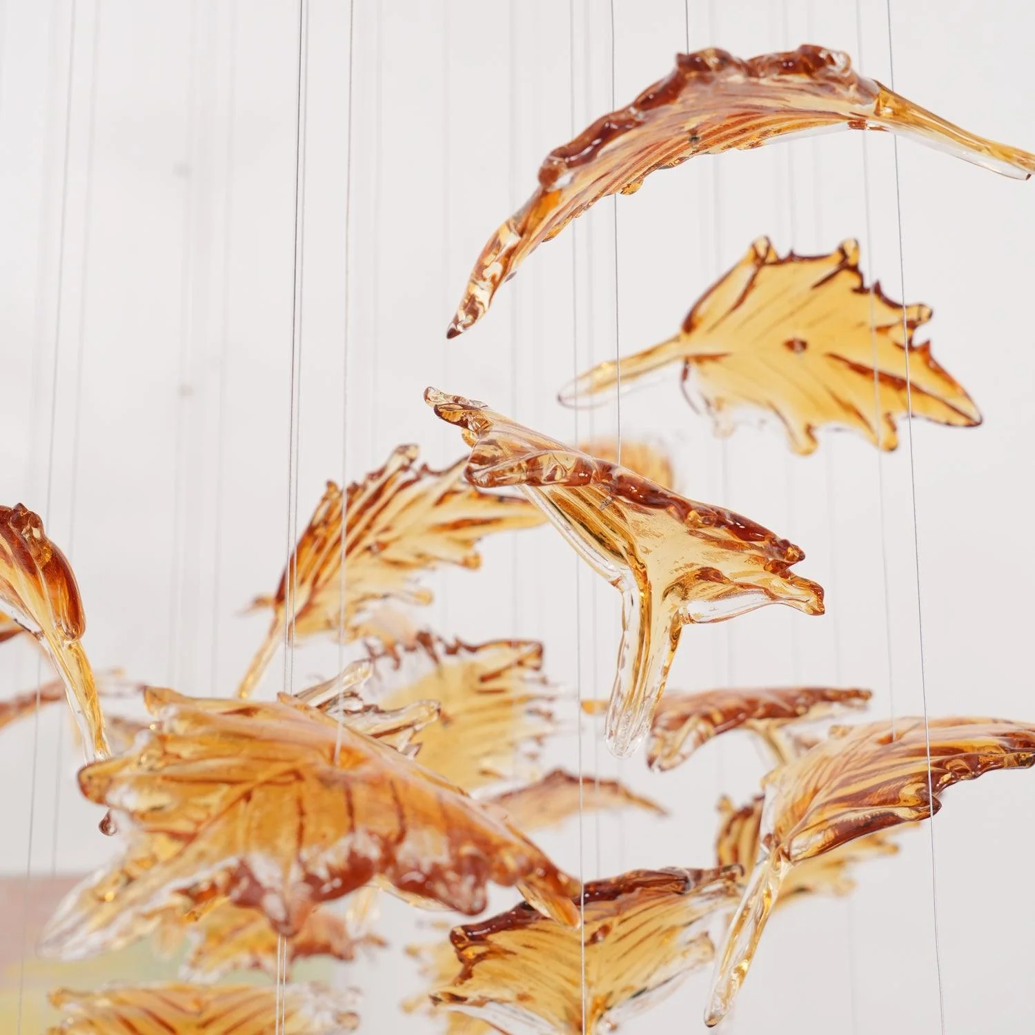 Syraean Multicolor Maple Leaf Crystal Chandelier - Image 42