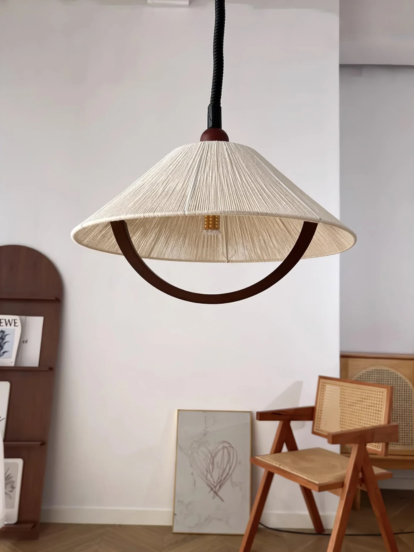 Syraeen Premium Nordic Art Wood Pendant Lamp - Image 12