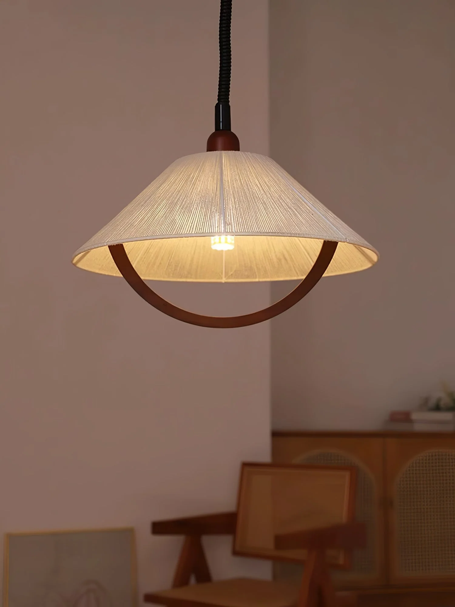 Syraeen Premium Nordic Art Wood Pendant Lamp - Image 13