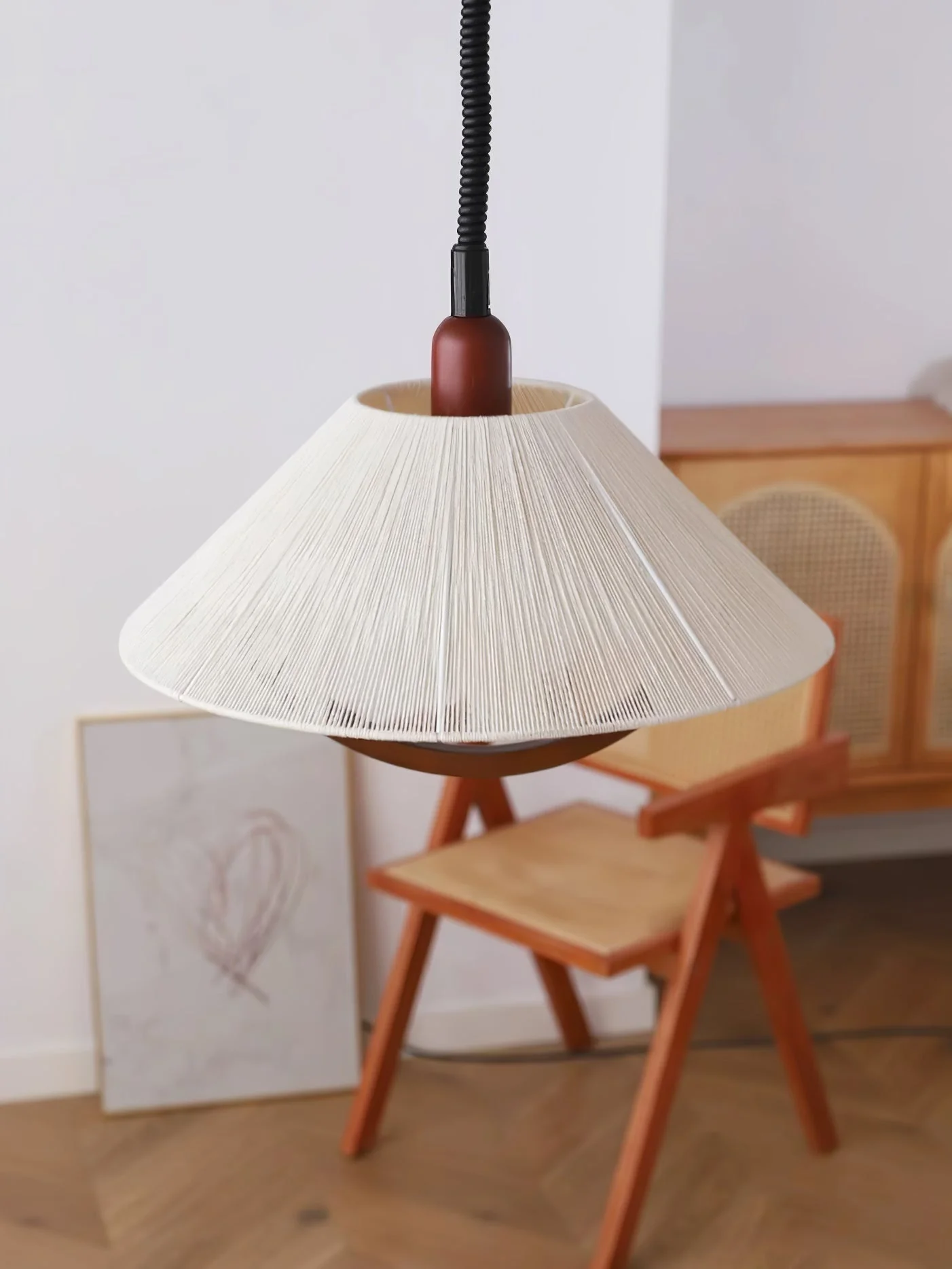 Syraeen Premium Nordic Art Wood Pendant Lamp - Image 14