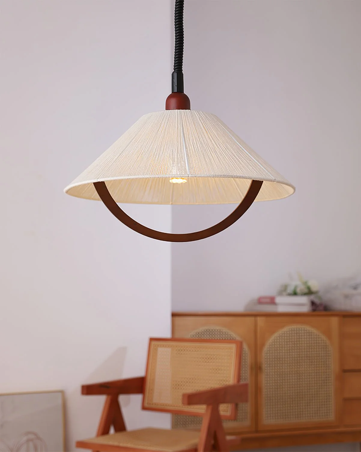 Syraeen Premium Nordic Art Wood Pendant Lamp - Image 22