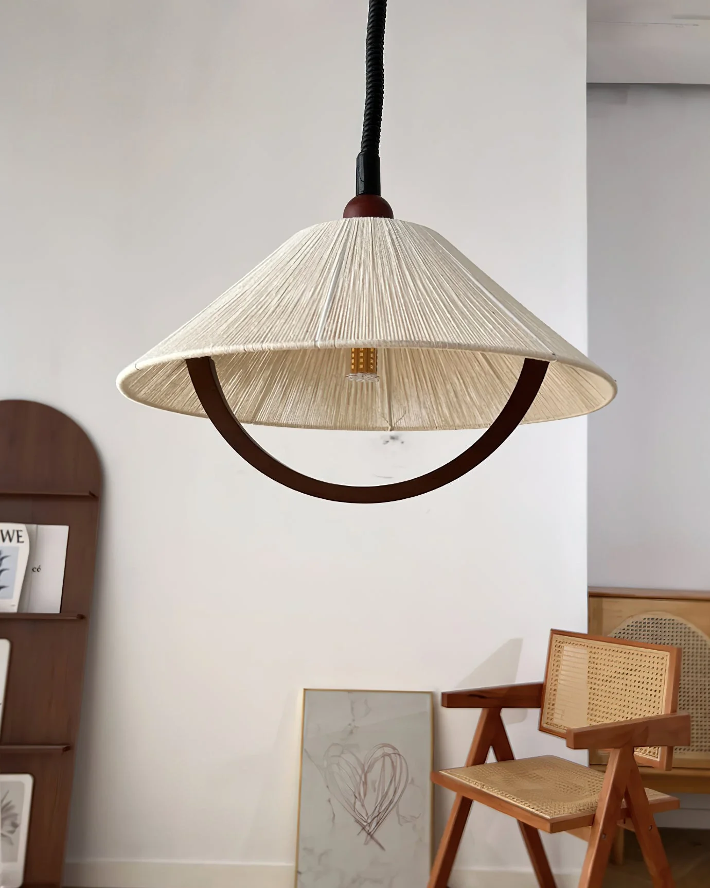 Syraeen Premium Nordic Art Wood Pendant Lamp - Image 3