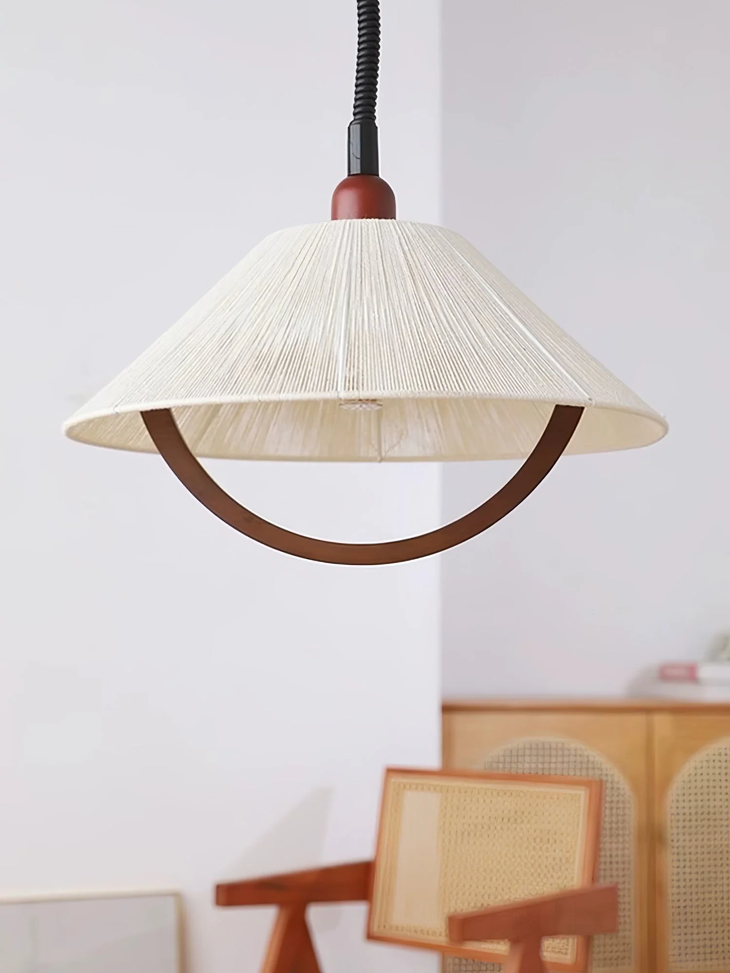 Syraeen Premium Nordic Art Wood Pendant Lamp - Image 7
