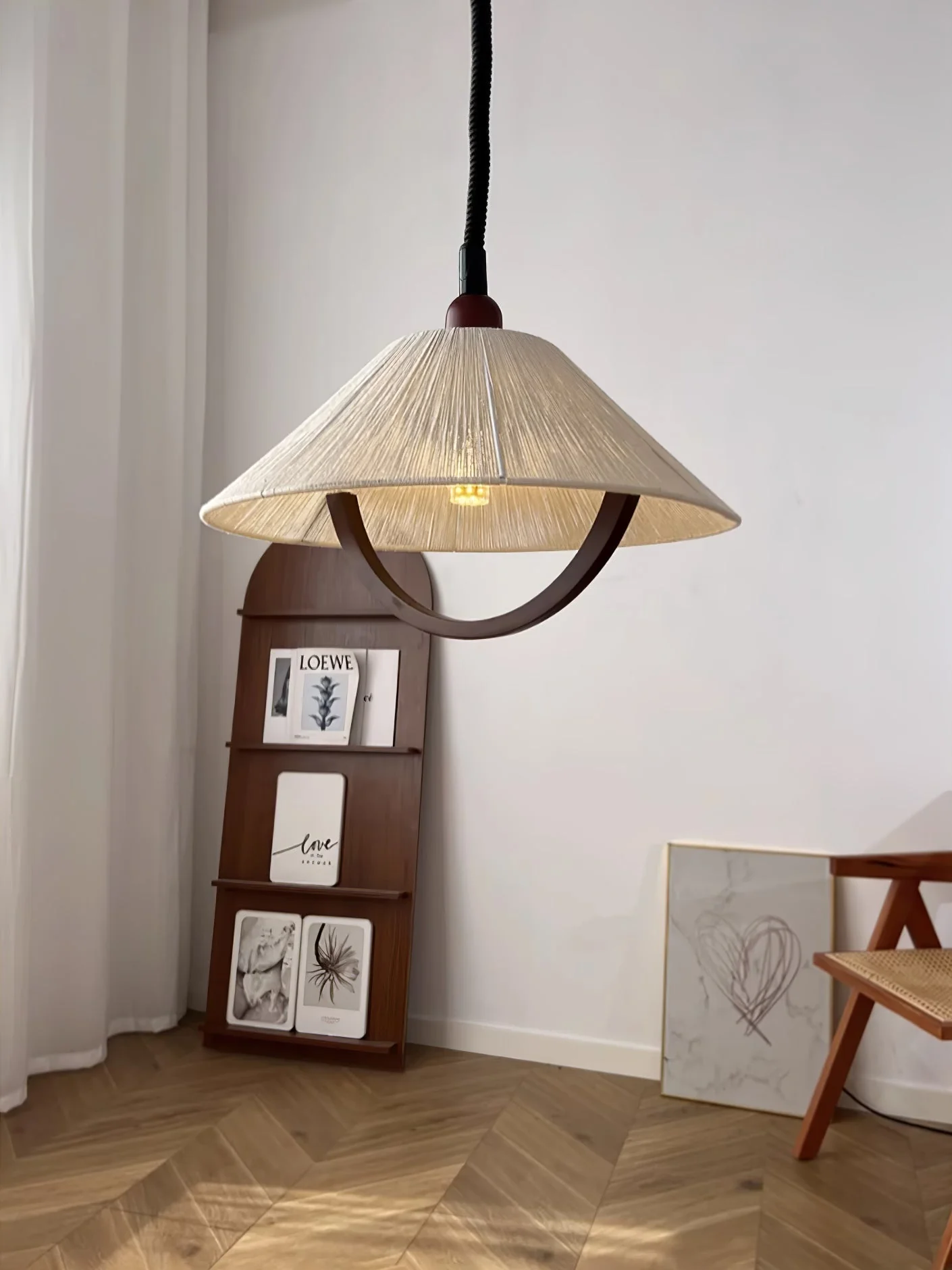 Syraeen Premium Nordic Art Wood Pendant Lamp - Image 8