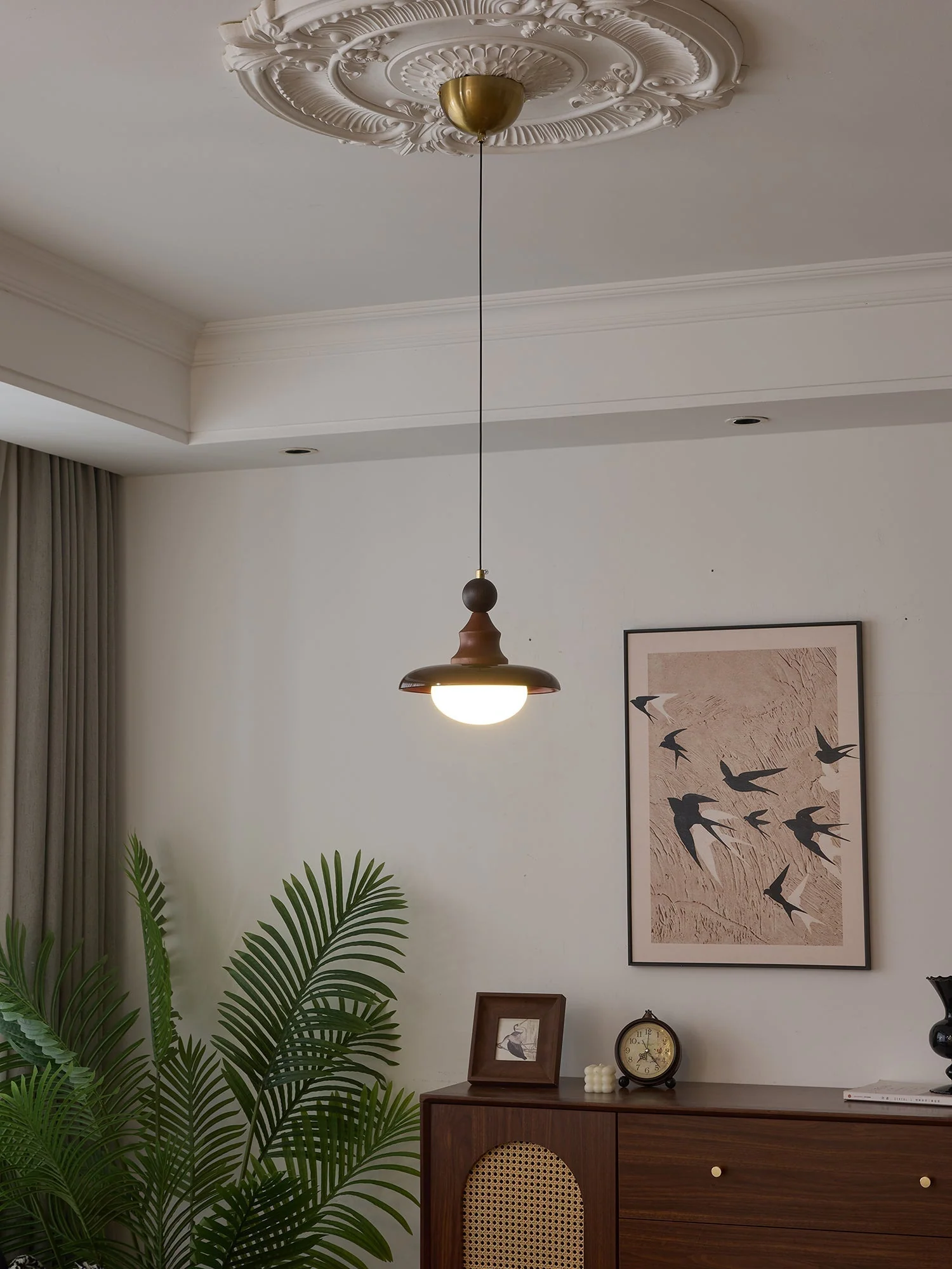 Syraeeth Premium Nordic Art Wood Pendant Light - Image 11